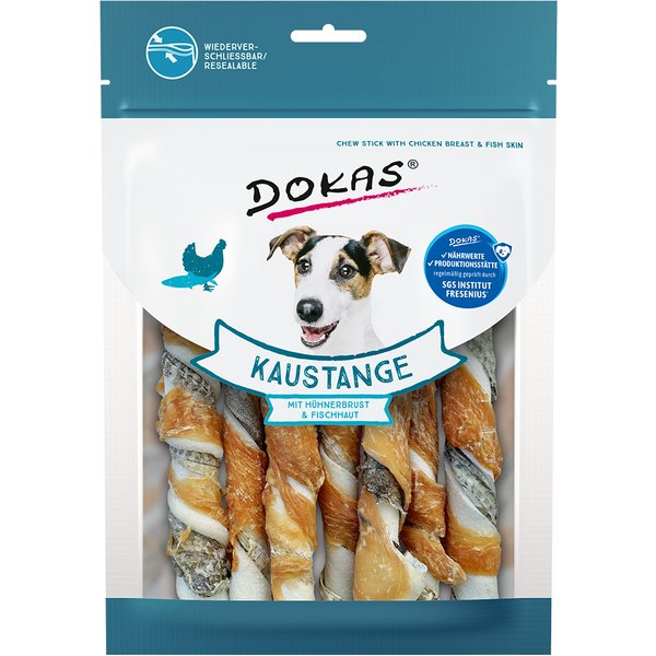 Dokas rollitos con pechuga de pollo y piel de pescado - 6 x 170 g - Pack Ahorro