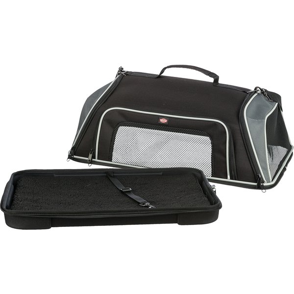 Trixie Airline Boarding Saco de transporte - preto/cinzento, C 55 x L 23 x A 40 cm