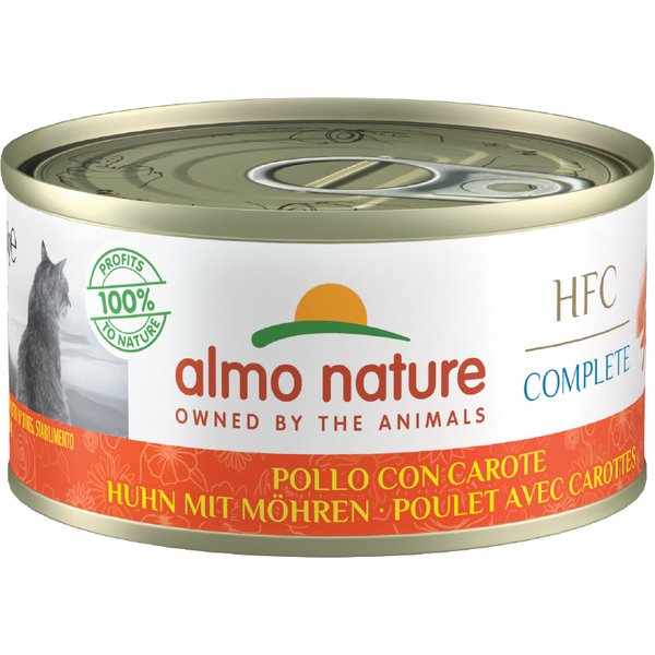 Almo Nature HFC Complete 6 x 70 g - Frango com cenouras