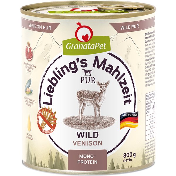 GranataPet Liebling's Mahlzeit 6 x 800 g - Venado