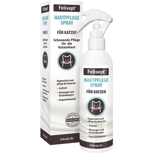 Spray de cuidados da pele Felisept para gatos - 250 ml
