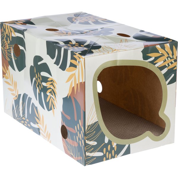 TIAKI Nature túnel de folhas para gatos - L 30 x A 30 x C 40 cm