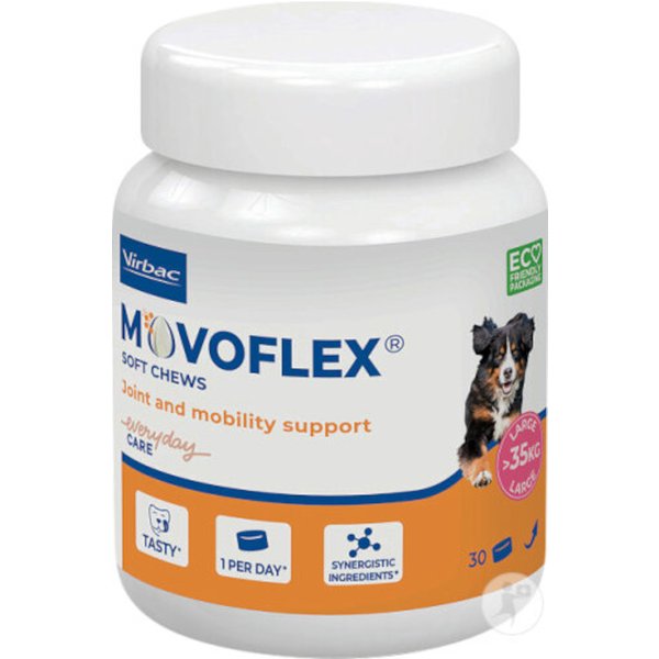 L: 180g Movoflex Soft Chews Joint & Mobility Support voor honden