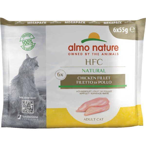 Almo Nature HFC 24 x 55 g - Pack Ahorro - Filete de pollo