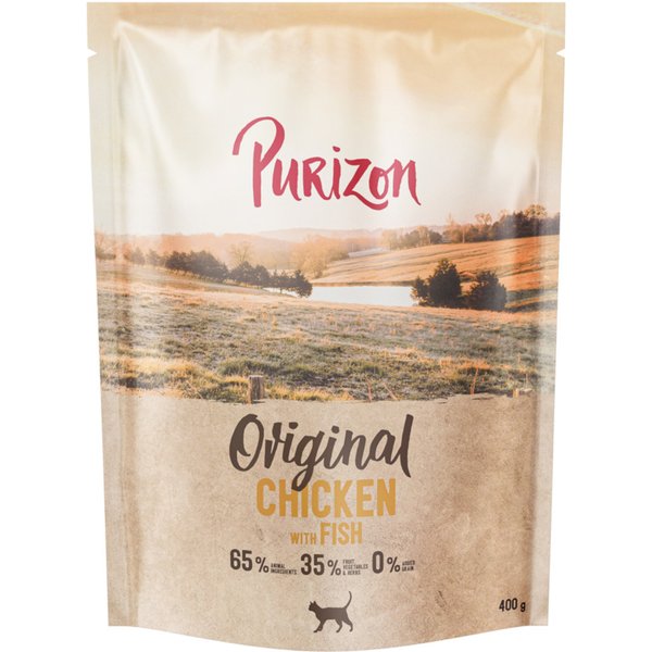 400g Purizon Cat Kip & Vis - Daily 65% NIEUW droog kattenvoer