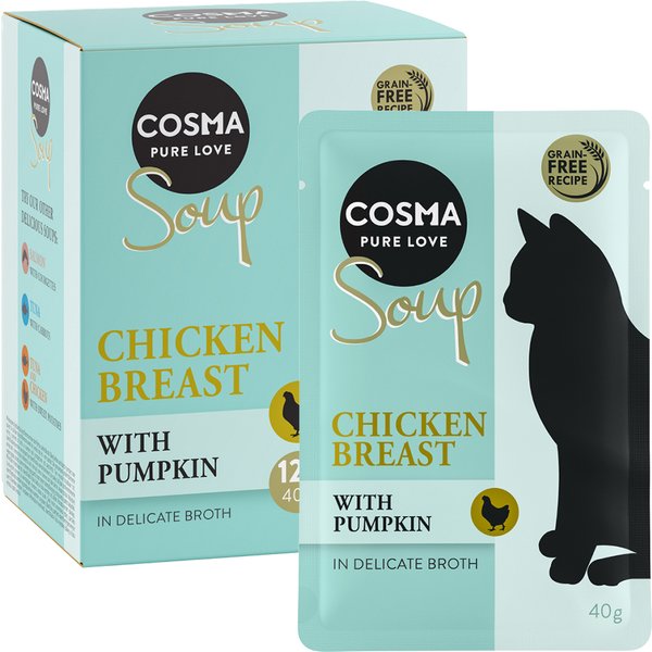 Cosma Soup 12 x 40 g - Peito de frango com abóbora