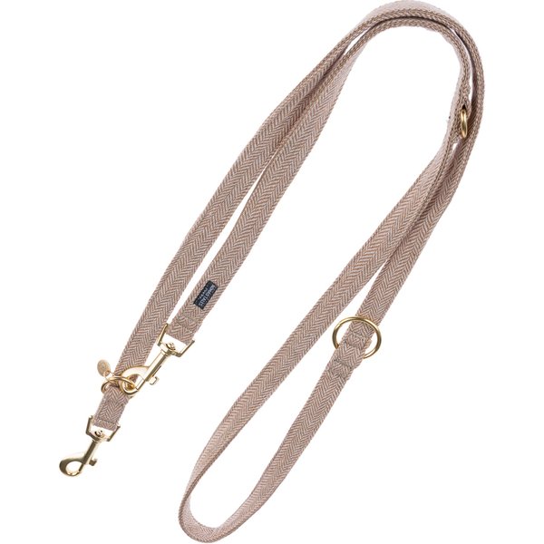 Trela Nomad Tales Calma cor de areia para cães - 200 cm comprimento, 20 mm largura - Ajustável
