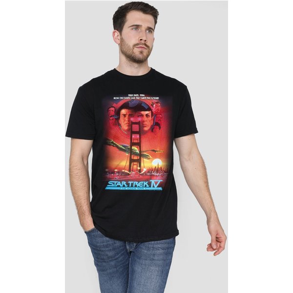 Star Trek The Voyage Home(Movie) T-Shirt, Black | Size: Medium