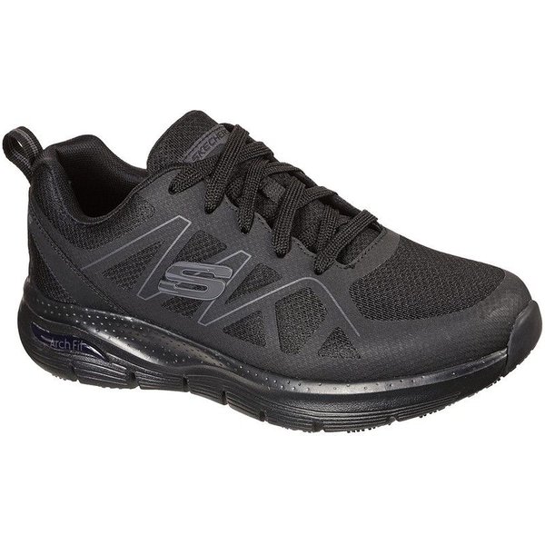 Skechers Men's Arch Fit SR Axtell Occupational Shoe in Black | Size: 12