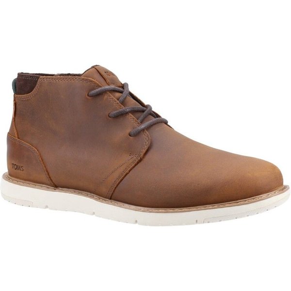 TOMS Men's Navi Lace-Up Chukka Boots - Brown