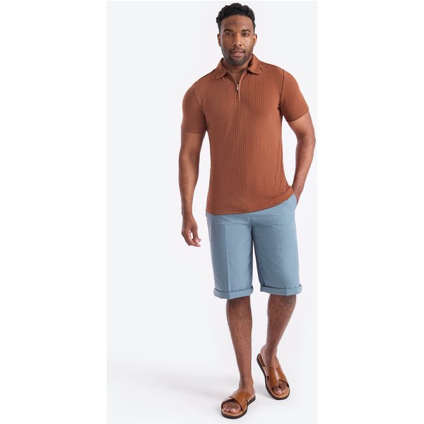 Lands' End Men's Bermuda Shorts in Pale Blue | Size: Medium