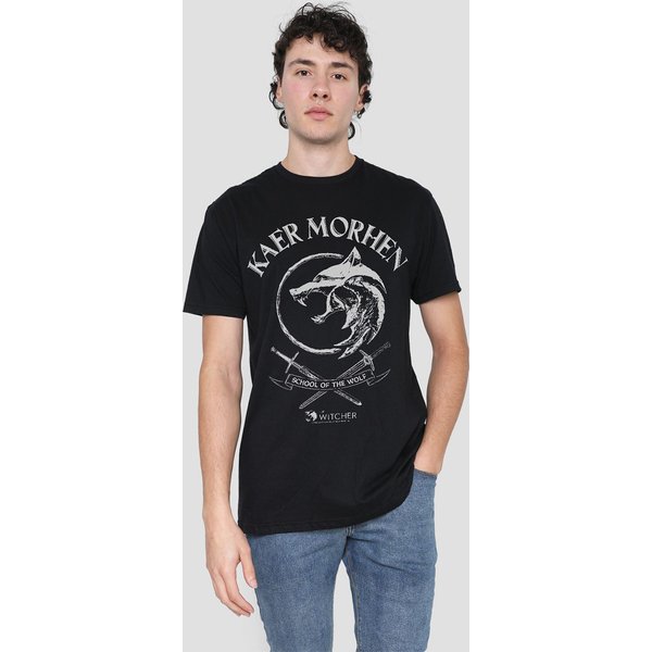The Witcher - Kaer Morhen T-Shirt, Black | Size: 2XL