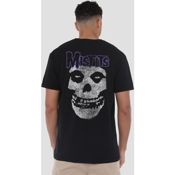 Misfits - Skull Logo (Back Print) T-Shirt, Black | Size: 2XL