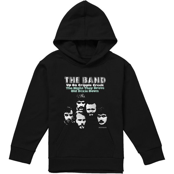 The Band Up On Cripple Creek Youth Kids Pull-Over Hoodie, Black | Size: 12-13 Years
