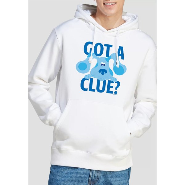 Blues Clues Get A Clue Hoddie, White | Size: 2XL