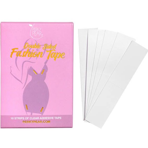Perky Pear Women's Double Sided Fashion Tape (20 Strips) in Clear