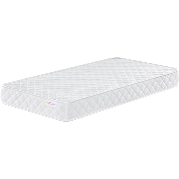 Kidsaw Deluxe Sprung Junior Toddler Mattress in White