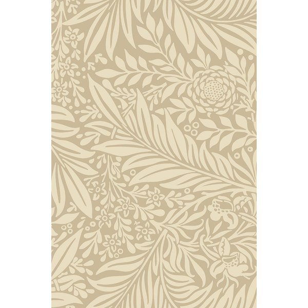 Hoopla Walls Leaf Vine Wallpaper in Mustard