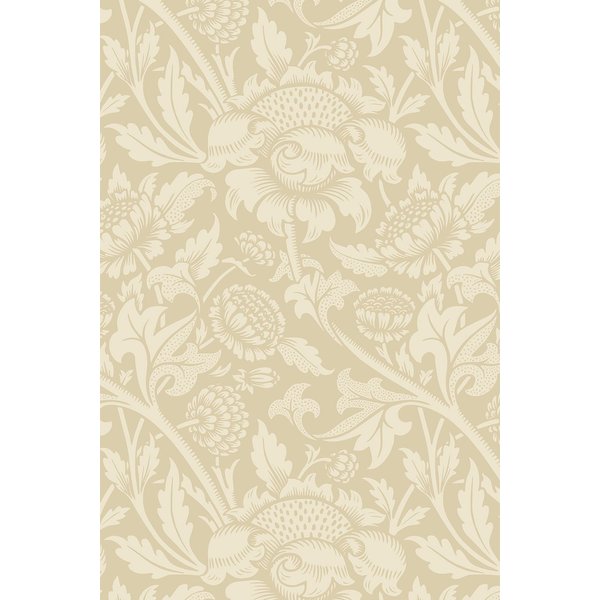 Hoopla Walls Damask Trail Wallpaper in Mustard