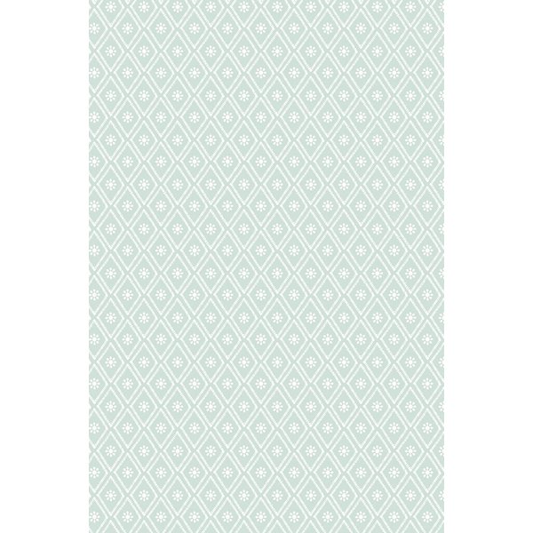 Hoopla Walls Ditsy Diamond - Seaglass 10m Wallpaper in Blue