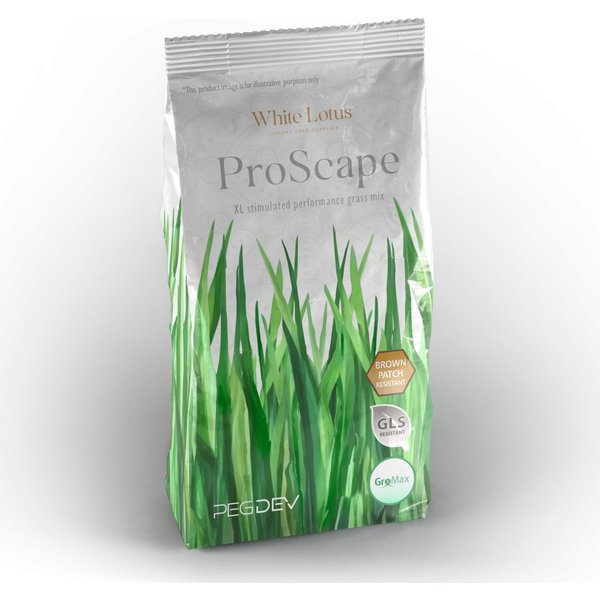 Pegdev ProScape Grass Seed High Density Drought Tolerant Professional Landscapes 100g in White