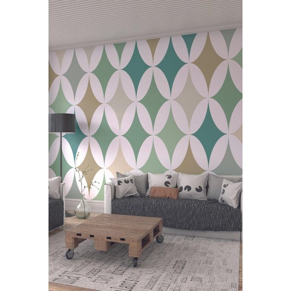 Origin Murals Green Formation Wall Mural | Size: W300 cm x H240 cm