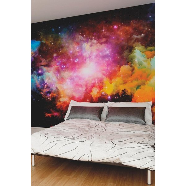 Origin Murals Galaxy Stars Wall Mural | Size: W350 cm x H280 cm