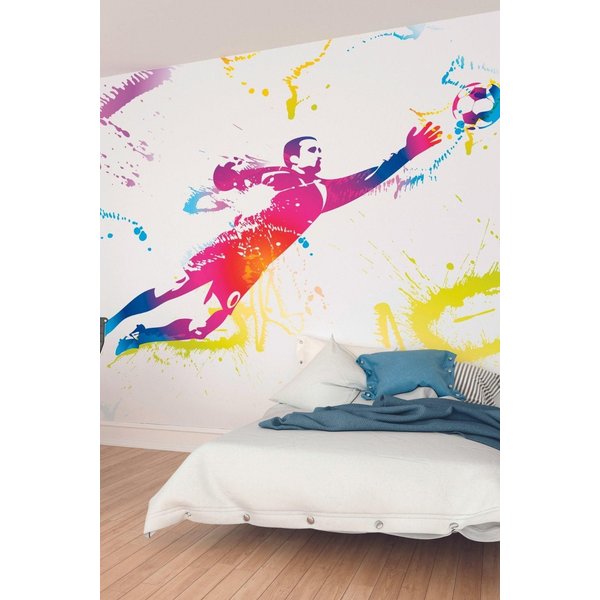 Origin Murals Football Goalkeeper Wall Mural | Size: W300 cm x H240 cm