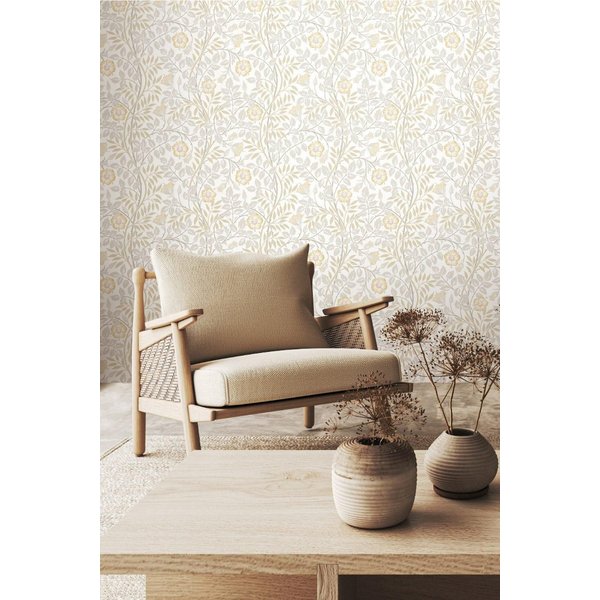 Hoopla Walls Rosehip Trail Matt Wallpaper in Beige