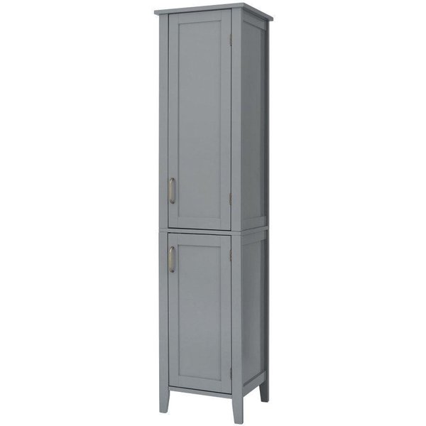 Mercer Wooden Bathroom Furniture Linen Tower Tall Storage Cabinet