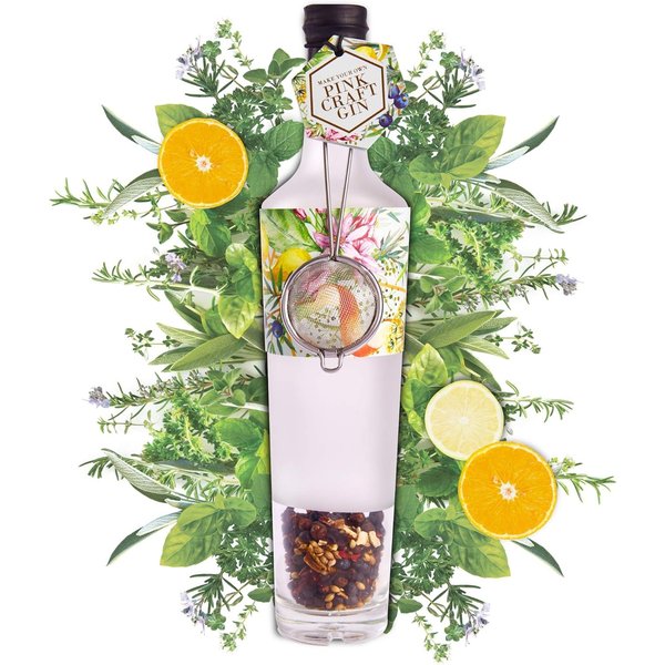 Occasion Gifting Barkraft Make Your Own Pink Gin Gift Set in Clear