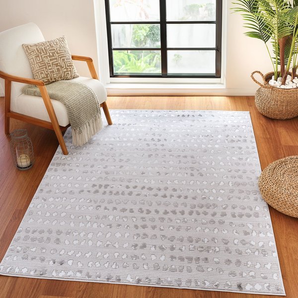 Livabliss Scandi Modern Polka Dot Valkiria Area Rug in Beige | Size: 200 cm x 275 cm