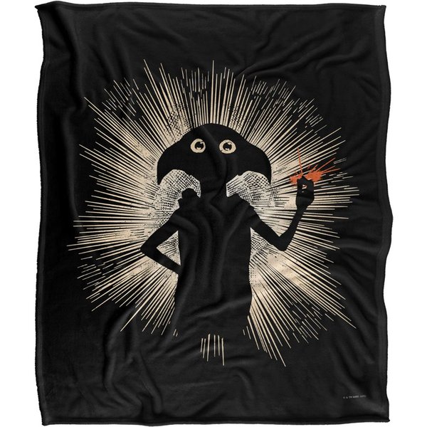 Warner Brothers Harry Potter Dobby Snapping Blanket 152 x 127 cm in White