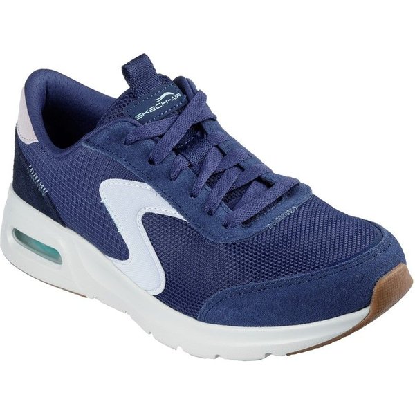 Skechers Women's Skech-Air Court Air Wave Trainers in Navy | Size: 5