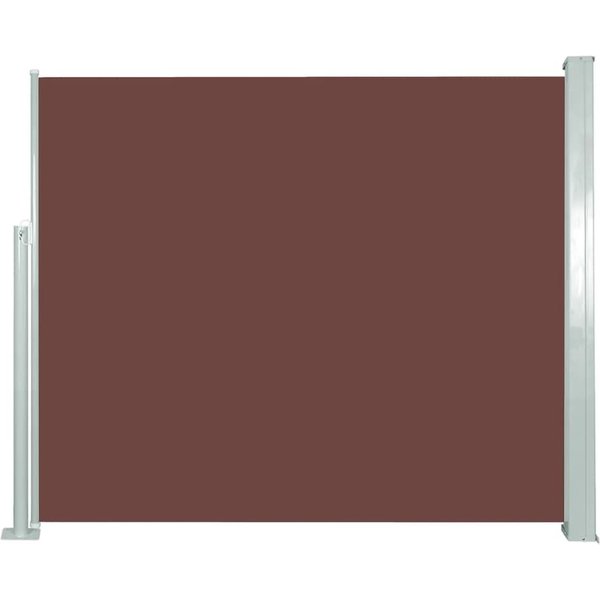 Berkfield Home Retractable Side Awning 120 x 300 cm Brown