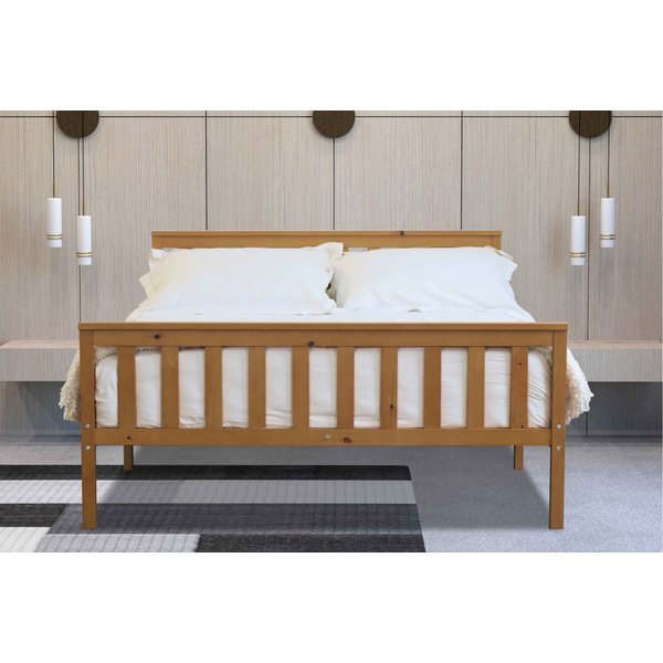 Flintshire Furniture Ltd Marnel Wooden Bed Frame in Brown | Size: Double