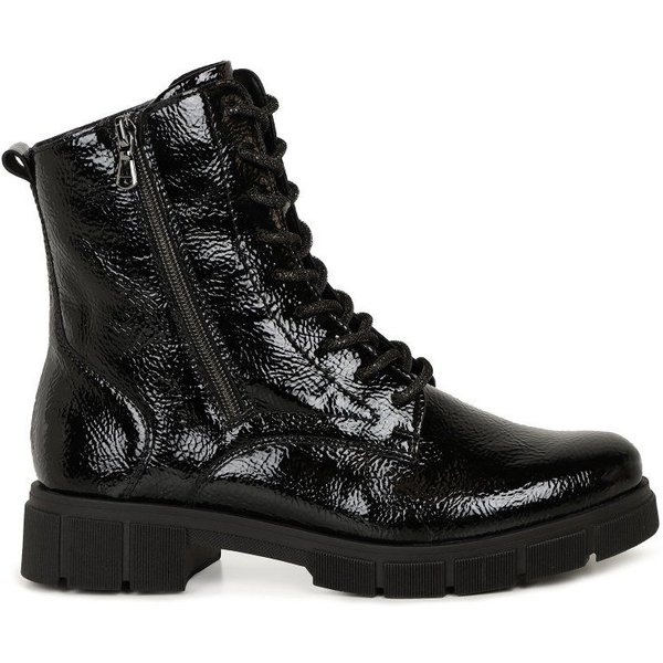 Remonte Women's 'Dedicate' Biker Boots in Black | Size: 6.5