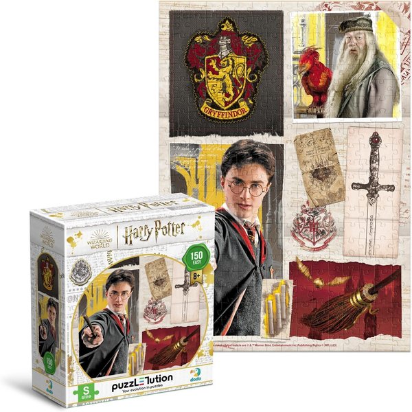 Dodo Harry Potter Wizarding World Small Gryffindor Jigsaw Puzzle Easy - 150 Pieces, none