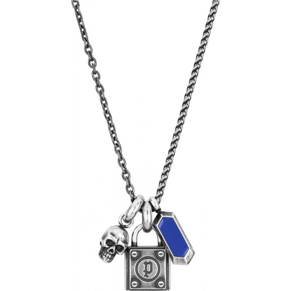 Police Men's PEJGN2009011 Necklace in Silver