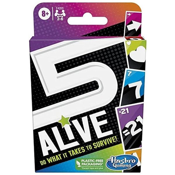 Hasbro Games Five Alive Card Game