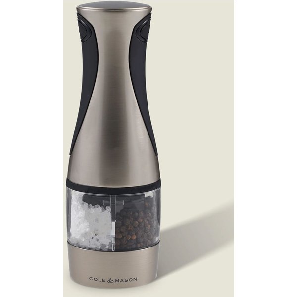 Cole & Mason Cole & Mason Kew 2 In 1 Electric Salt & Pepper Mill 210Mm - Silver/Black, Multi