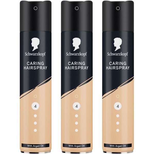 Schwarzkopf 'Hair Spray' Holding Me Strongly, 250ml, 3 Pack in Black