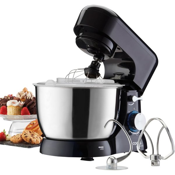 Cooks Professional Stand Mixer 1000W 8 Speeds & 4.5L Mixing Bowl - Kitchen Baking Tool in Black