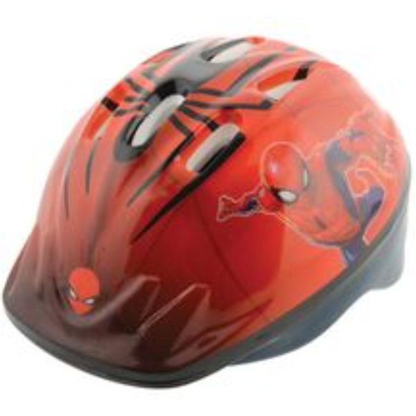 Spider-Man Safety Helmet Kids in Red | Size: Standard