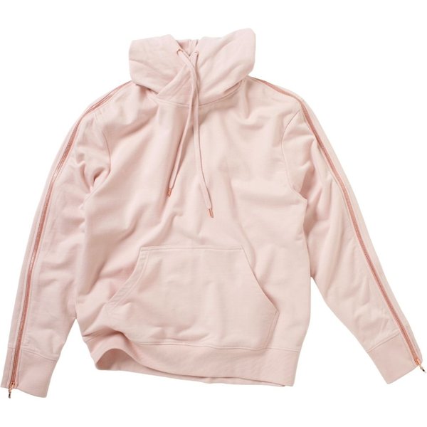 Doven Women's Falka Cowl Neck Hoody in Pale Pink | Size: 10