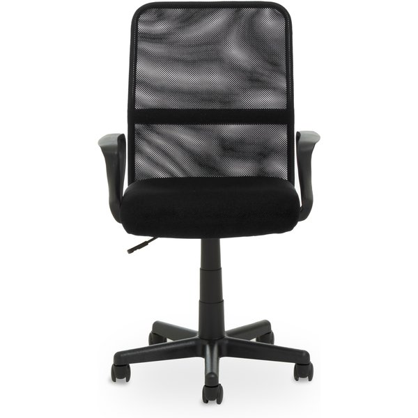 Interiors By PH Home Office Chair Black Square Back, Black