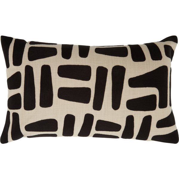 Orsina Bosie Ozella Natural & Black Rectangular Cushion