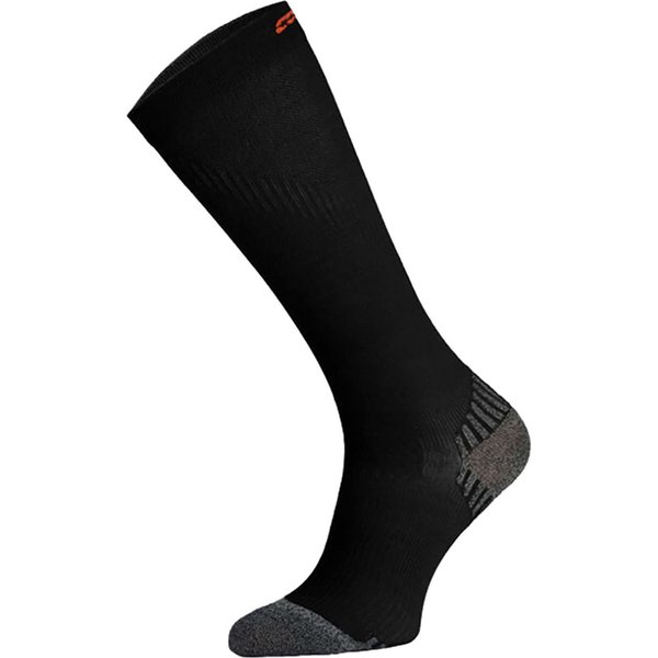 COMODO Men's 1 Pack Over the Calf Compression Running Socks in Black | Size: 6-8
