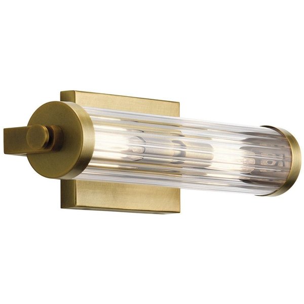 Kichler Azores 2 Light Wall Light - Natural Brass