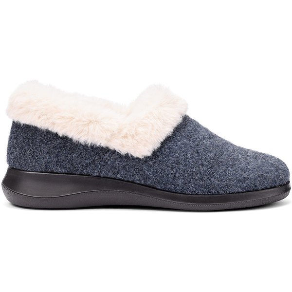 Hotter Women's Snug II Navy Slippers